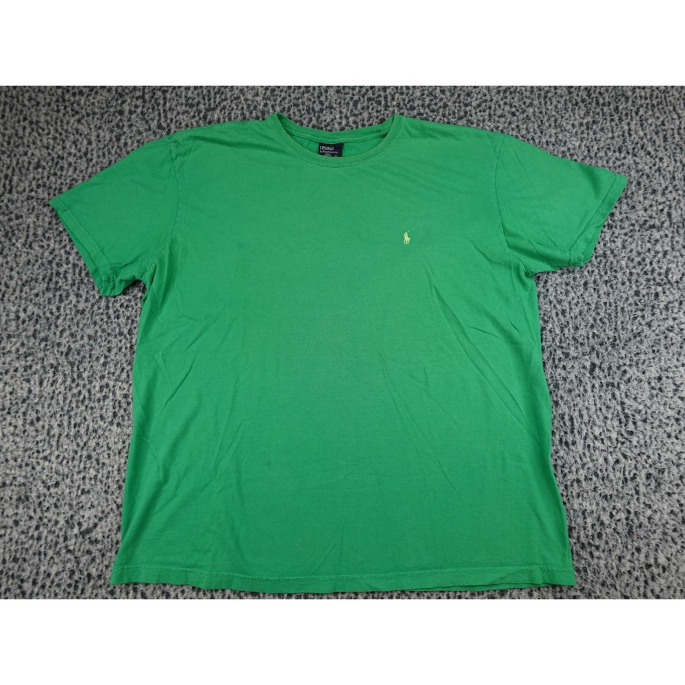 Polo Ralph Lauren T-Shirt Mens Large Green Short Sleeve Pony Logo Tee